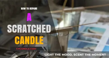 Repairing a Scratched Candle: Easy DIY Tricks