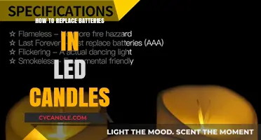 LED Candles: Replacing Batteries, Step-by-Step Guide