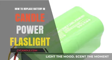Candle Power Flashlight: Replacing the Battery