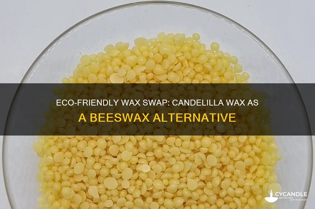 how to replace beeswax with candelilla wax