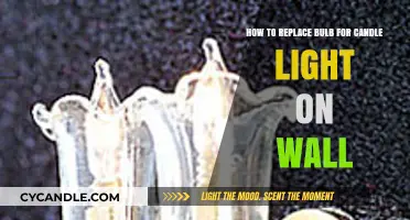 Easy Steps to Replace Wall-Mounted Candle Light Bulbs
