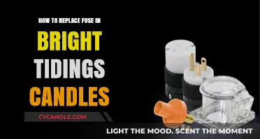 Bright Tidings Candles: Replacing the Fuse Safely