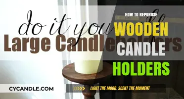 Creative Ways to Upcycle Old Wooden Candle Holders