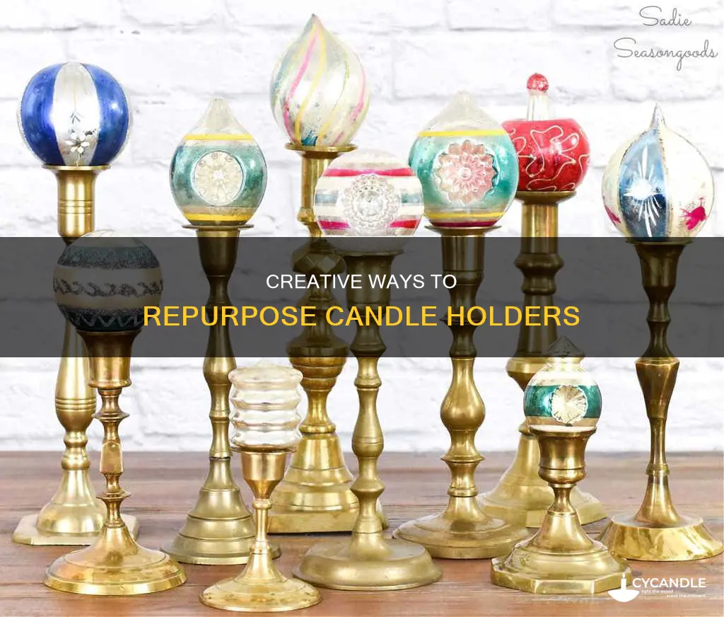 how to repurpose a candle holder