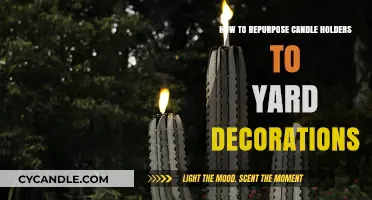 Creative Ways to Transform Candle Holders into Garden Decor