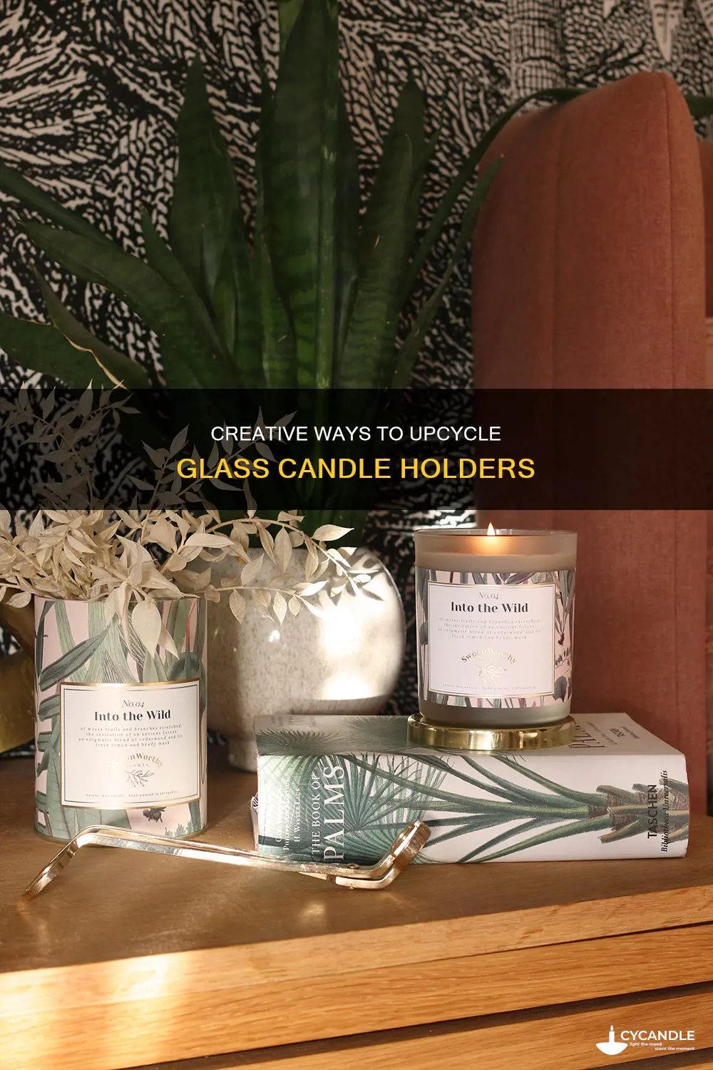how to repurpose glass candle holders
