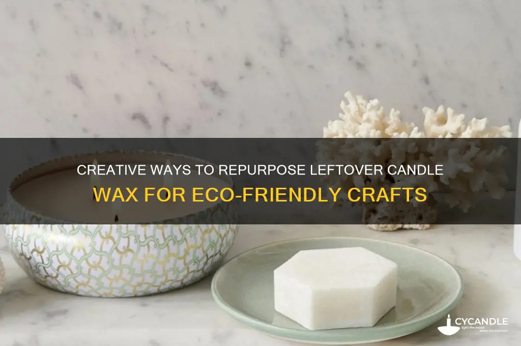 how to repurpose leftover candle wax