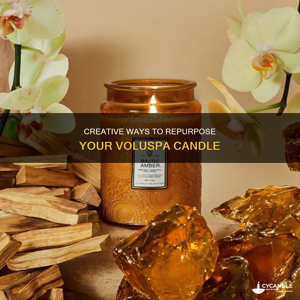 how to repurpose voluspa candle