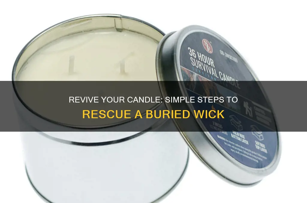 how to rescue a candle wick