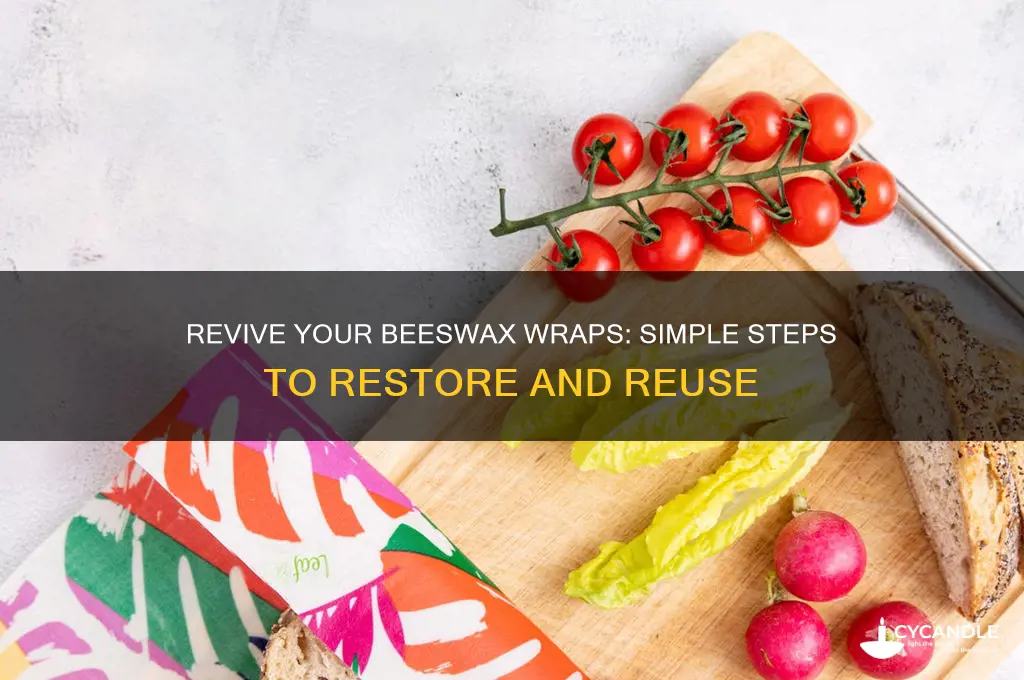 how to reset beeswax wraps