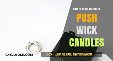 Revive Your Matchless Push Wick Candles: Simple Resetting Tips