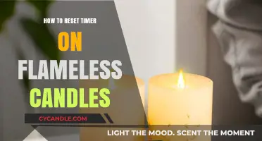 Resetting Flameless Candles: A Simple Timer Guide