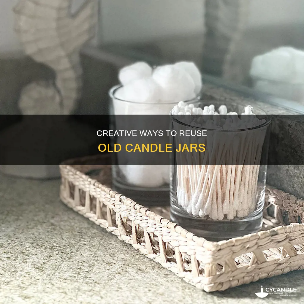 how to resue old candle jars