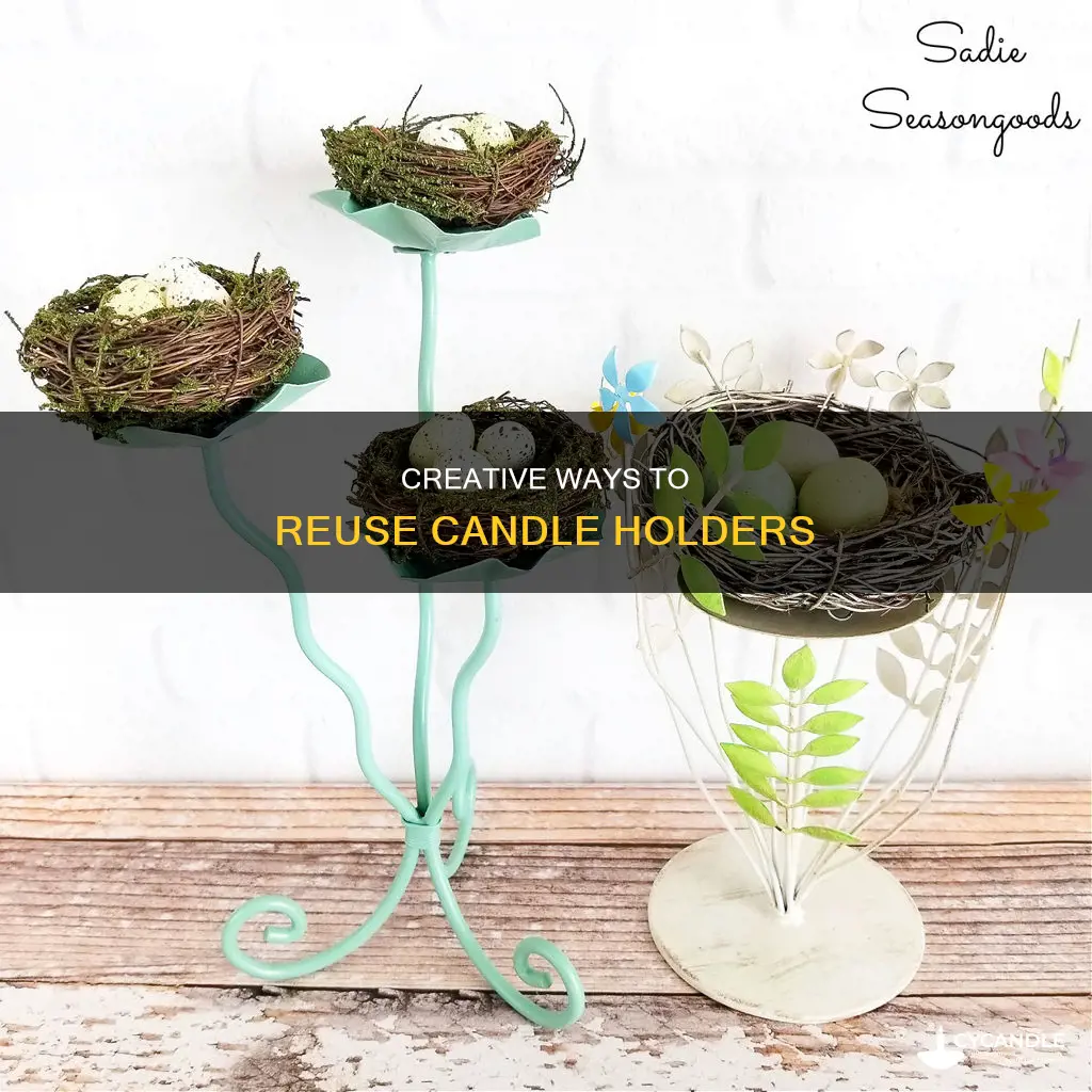 how to resuse candle holder