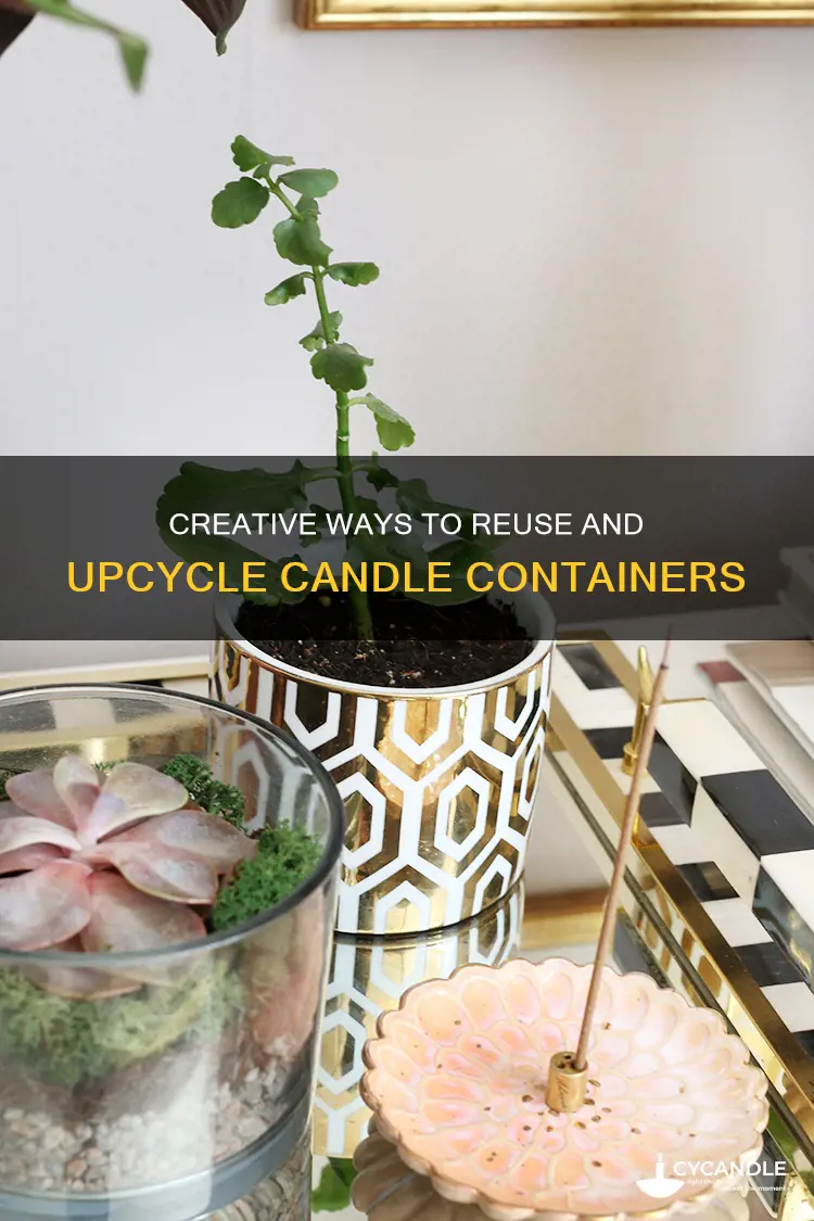 how to reuse a candle container