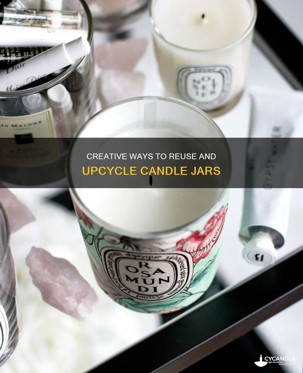 how to reuse a candle jar