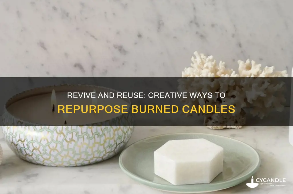 how to reuse burned candles