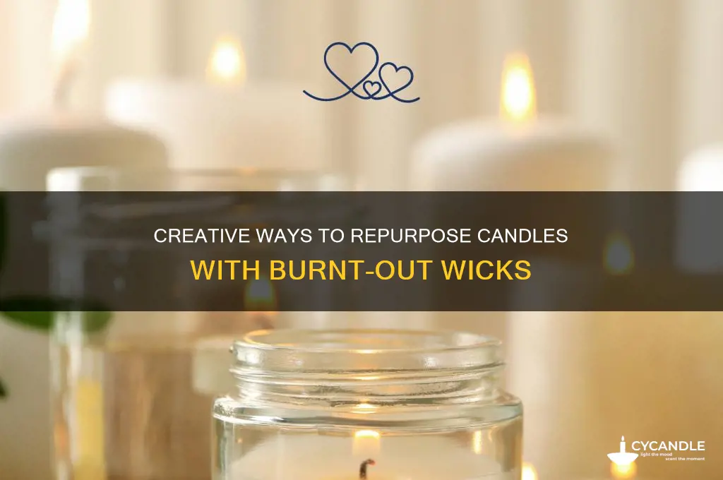 how to reuse candle after wick burnt out