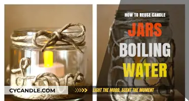 Creative Ways to Reuse Candle Jars with Boiling Water
