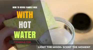 Creative Ways to Reuse Candle Wax with Hot Water