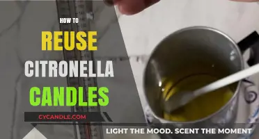 Creative Ways to Reuse Citronella Candles