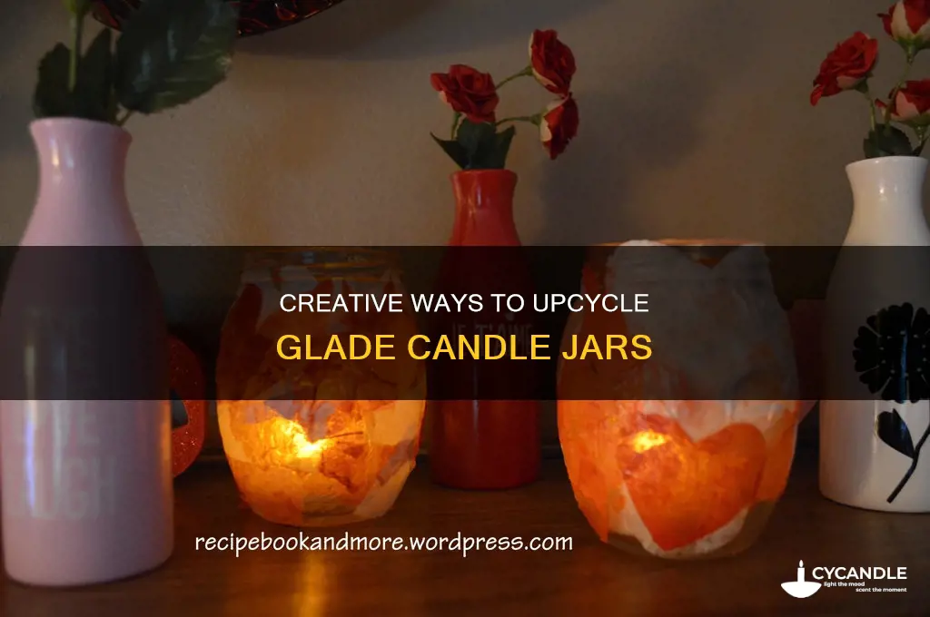 how to reuse glade candle jars