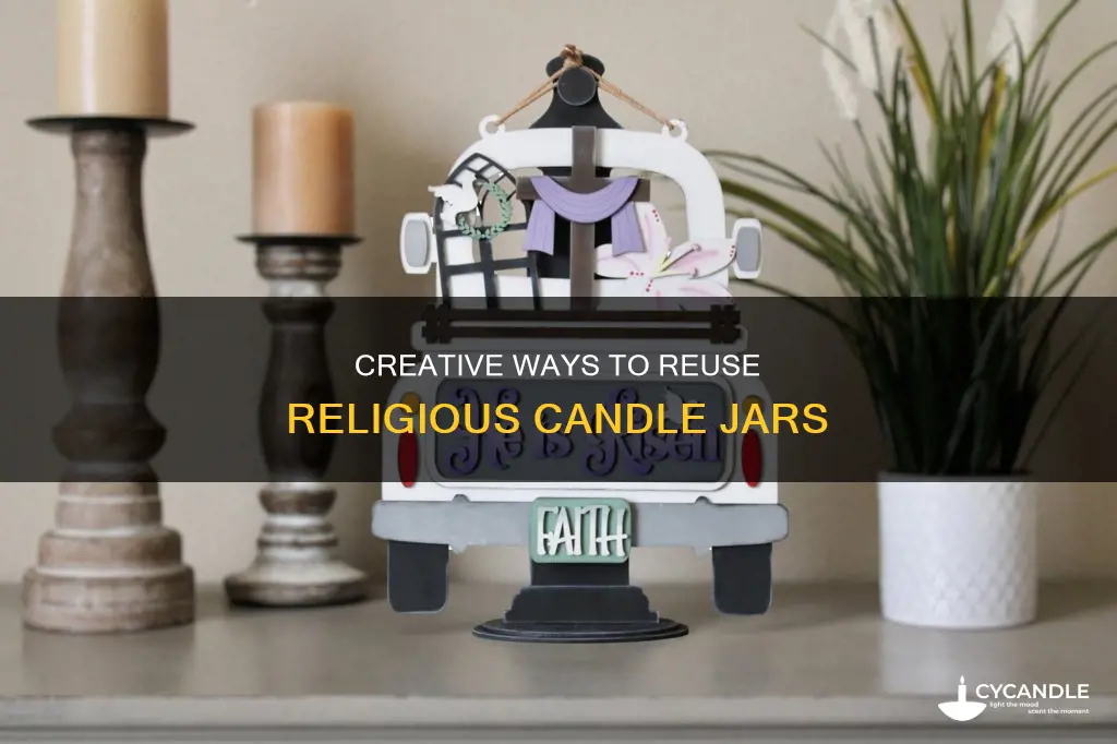 how to reuse religious candle jar