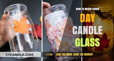 Creative Ways to Reuse Seven-Day Candle Glass Jars