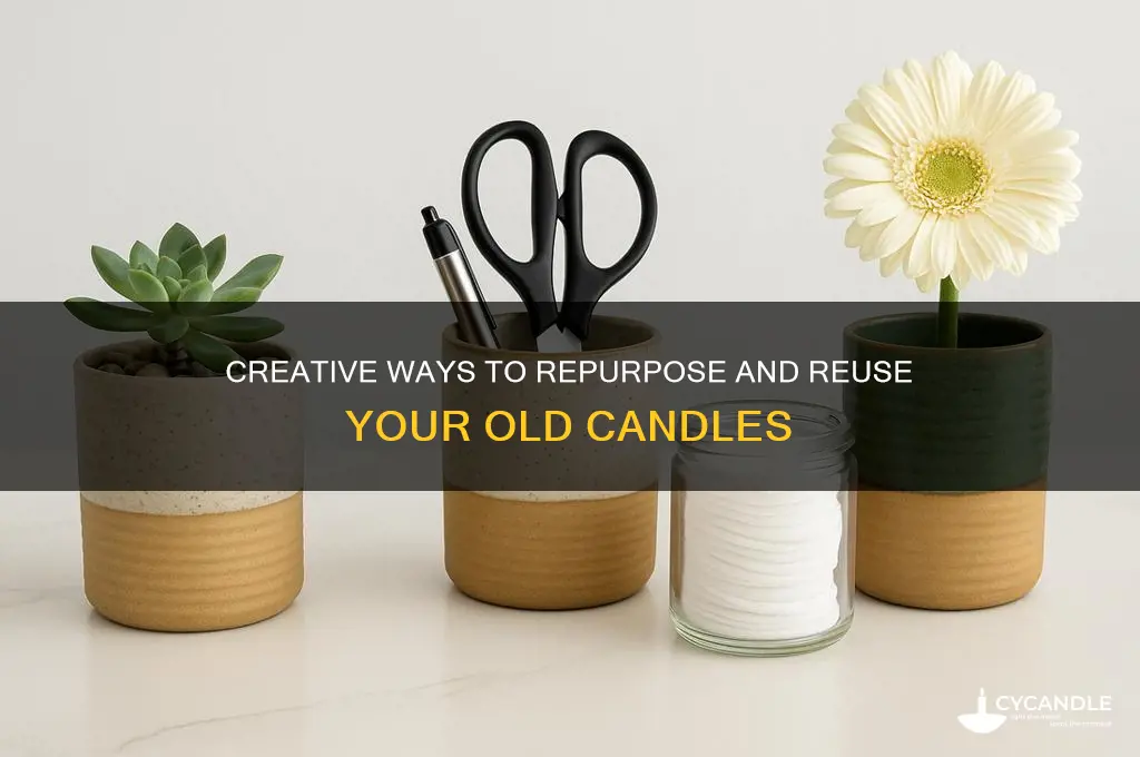how to reuse used candles