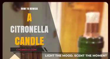 Rewicking Citronella Candles: A Step-by-Step Guide