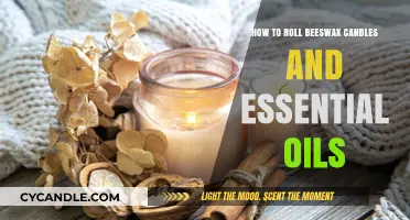 Hand-Rolling Beeswax Candles with Essential Oils