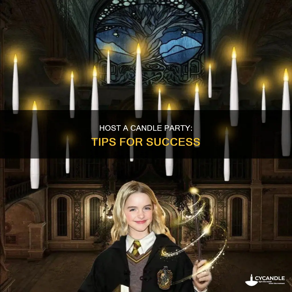 how to run a candle party