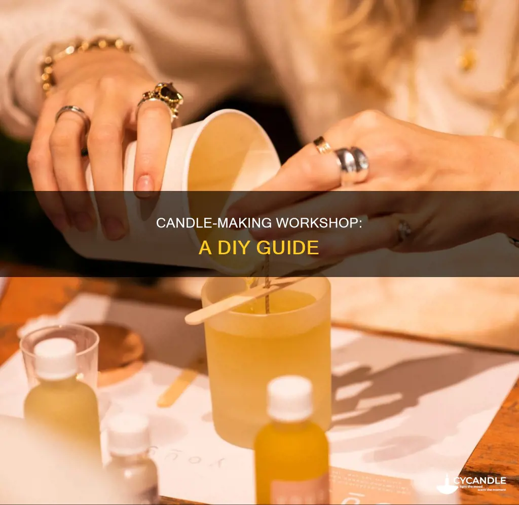 how to run a diy candle workshop