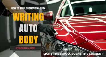 Safely Removing Wax Pen Marks from Your Auto Body: A Guide