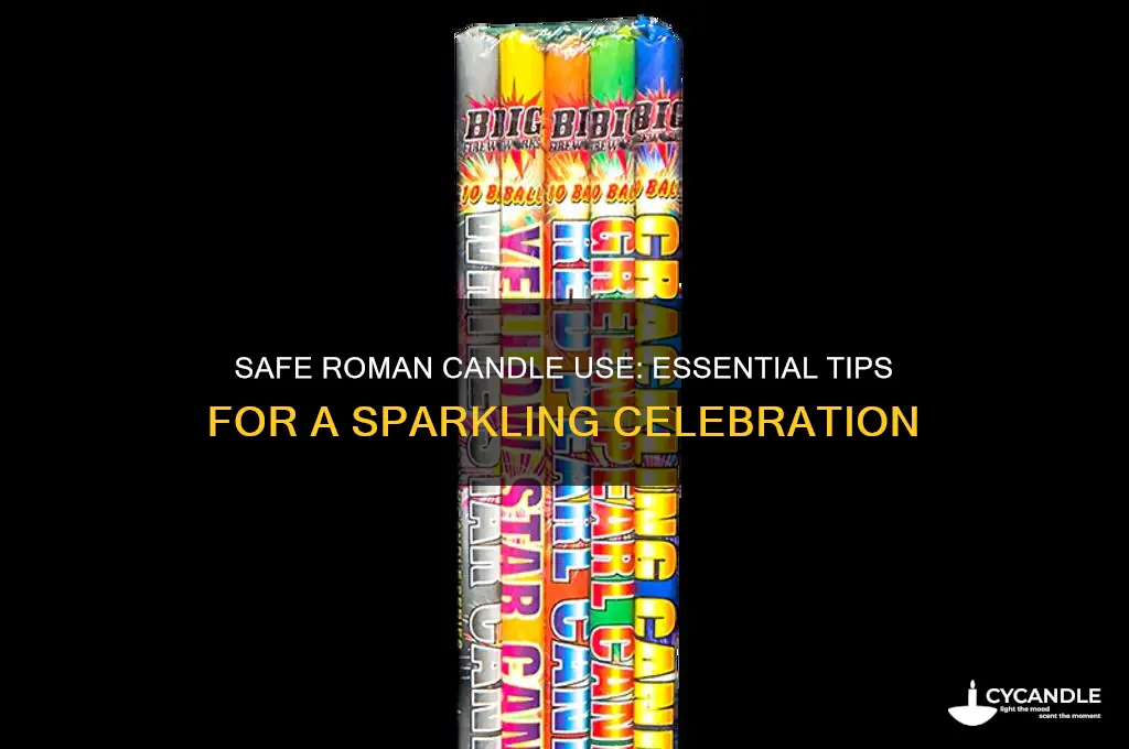 how to safely use roman candles