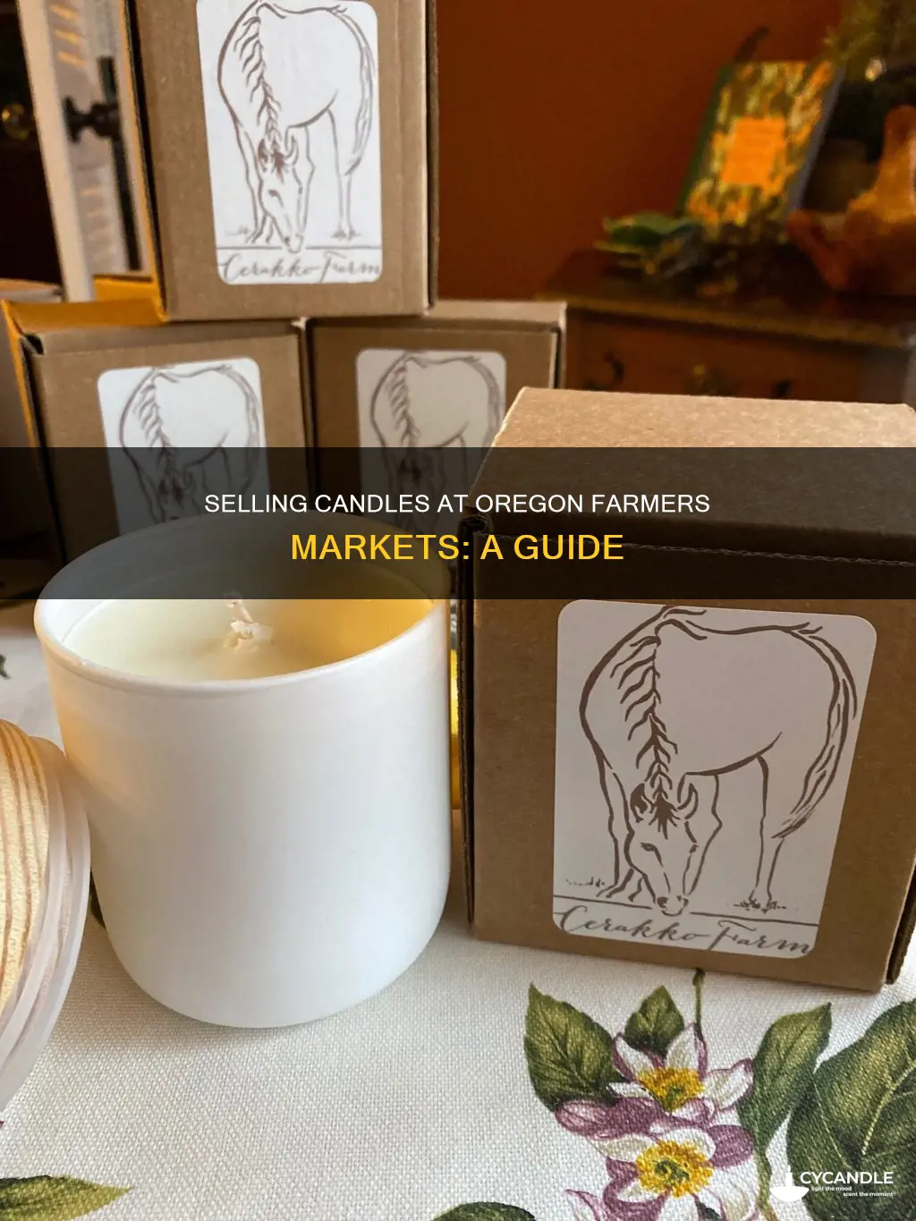 how to sale candles at farmers market in oregon