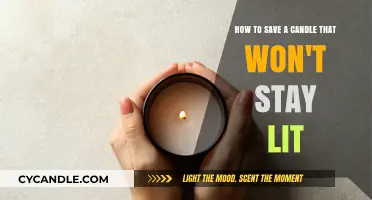 Troubleshooting a Candle That Won't Stay Lit