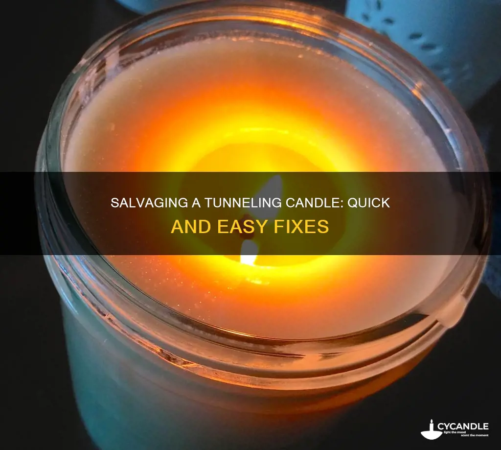how to save a candle that