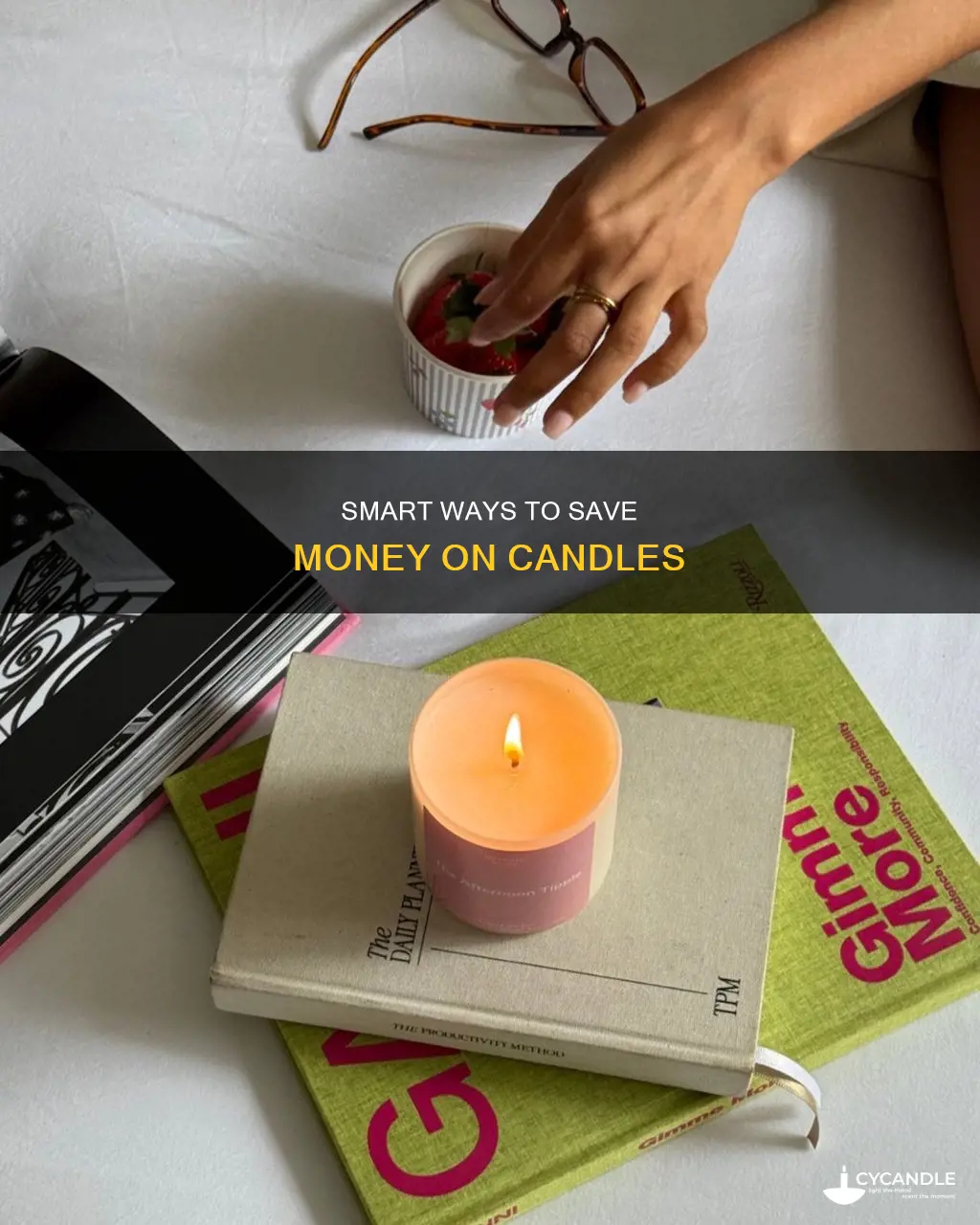 how to save money on candles