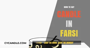 Learning Farsi: The Word for Candle