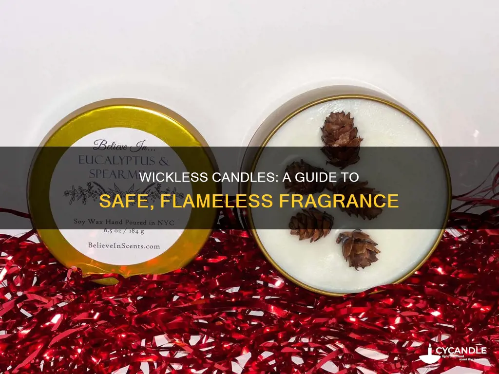 how to say wickless candle