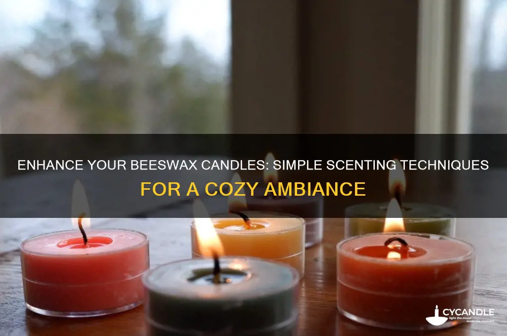 how to scent beeswax candles