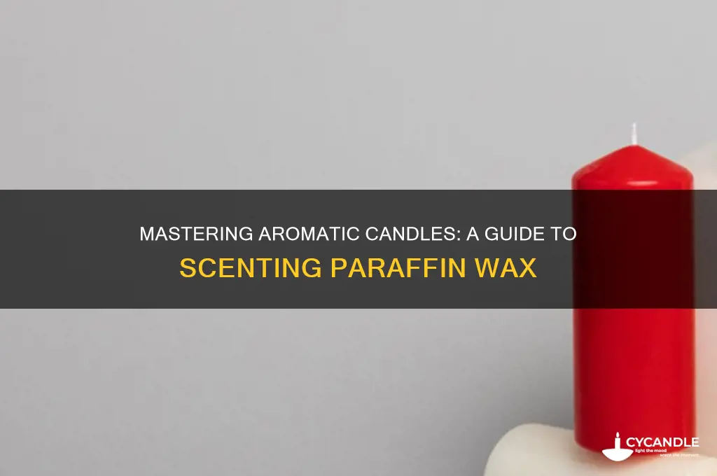 how to scent paraffin wax candles