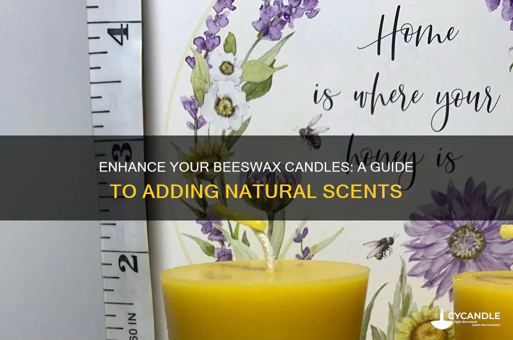 how to scent rolled beeswax candles