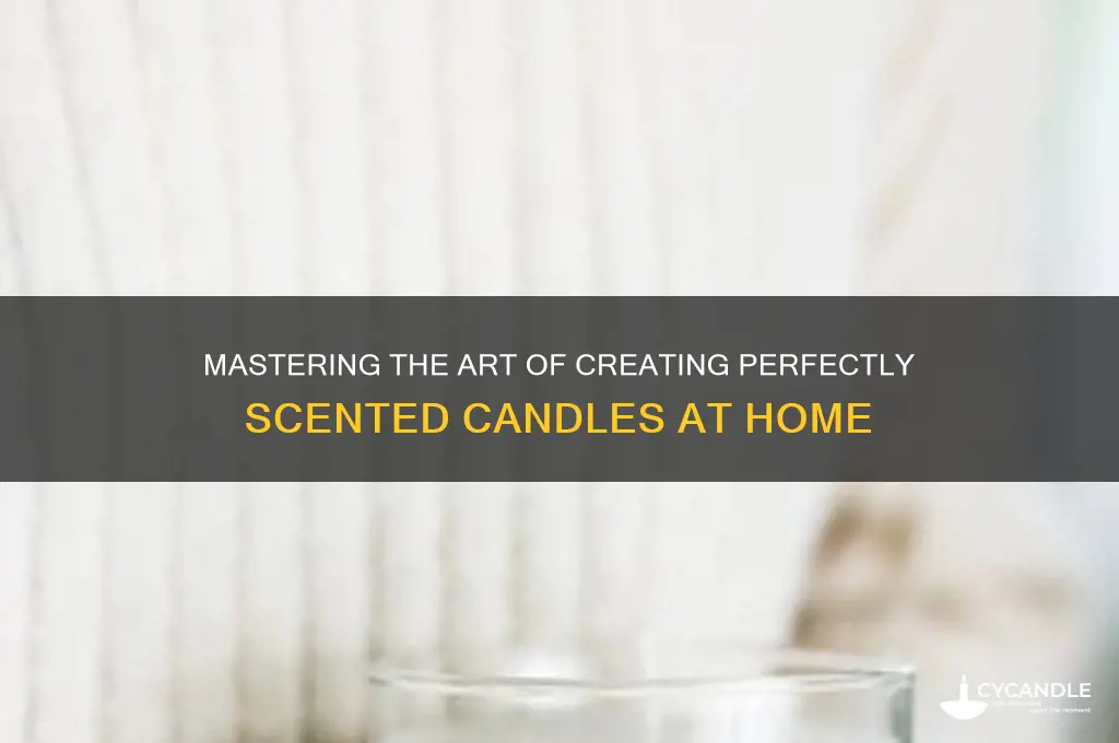 how to scented candles