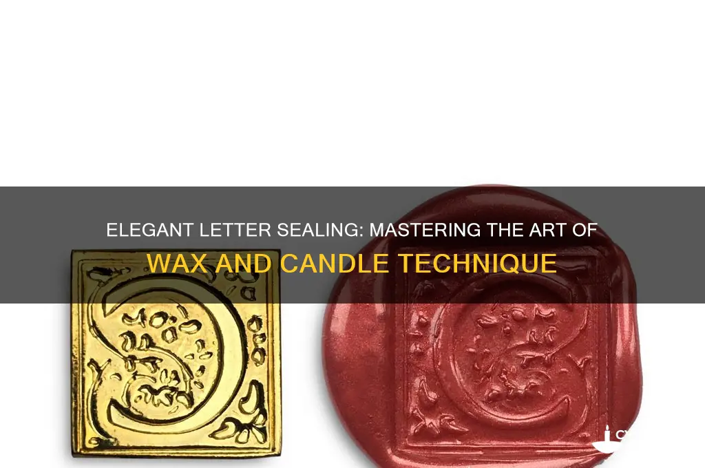 how to seal a letter with candle wax