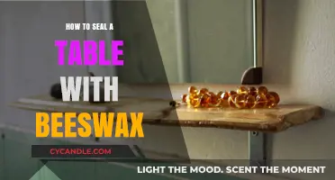 Sealing Your Table Naturally: A Step-by-Step Beeswax Guide