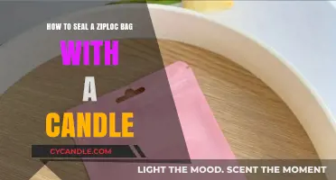 Sealing Ziploc Bags: A Candle's Surprising Use