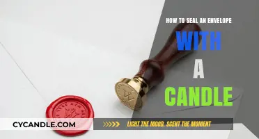 Sealing Envelopes with Wax: A Candle's Magic