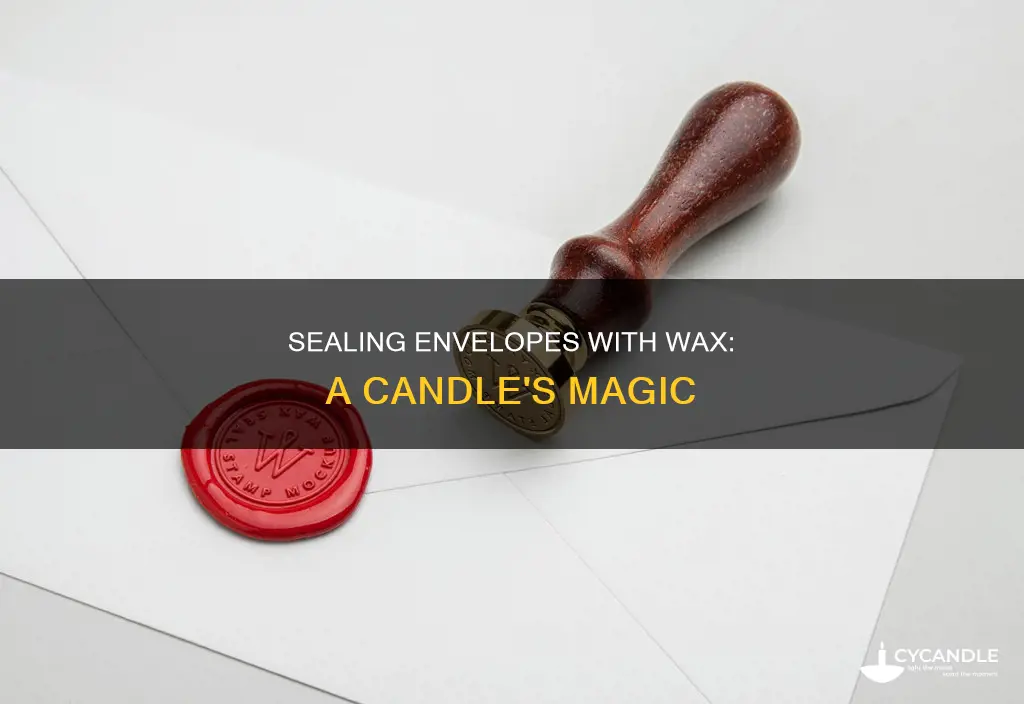 how to seal an envelope with a candle